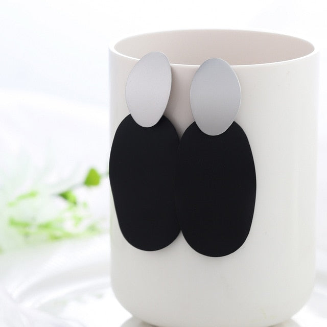 Trangle Druzy Earring